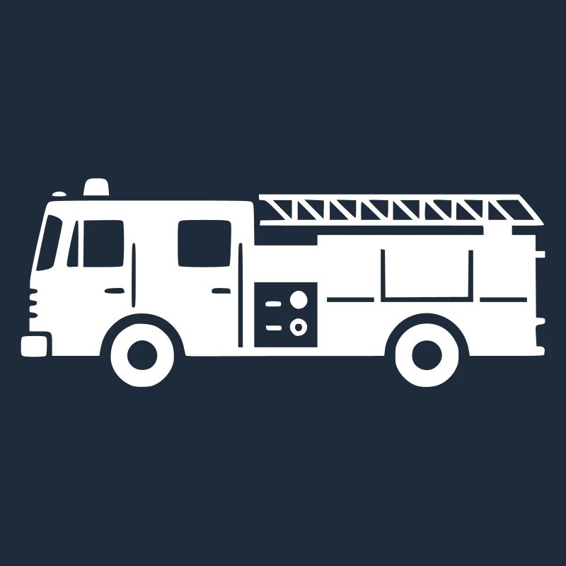 Feuerwehr Einsatzfahrzeug Silhouette