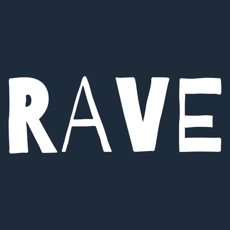 Conception typographique de musique rave