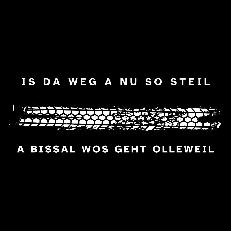 is da Weg a nu so steil a bissal wos geht olleweil