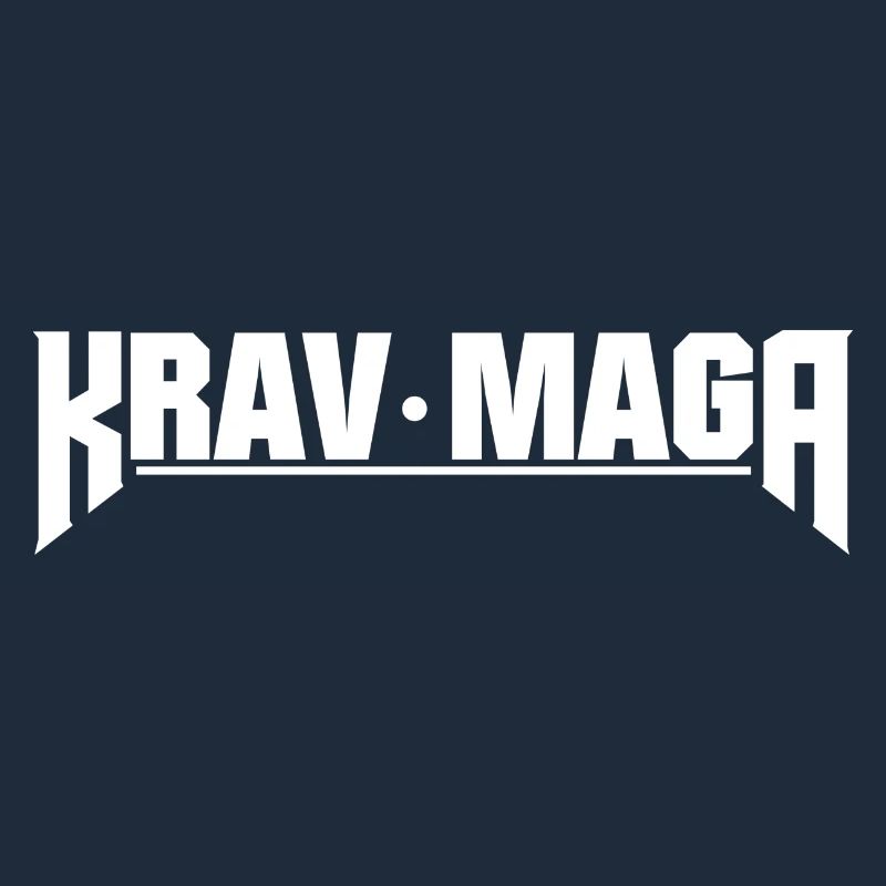 KravMaga Kampfkunst weiss Design