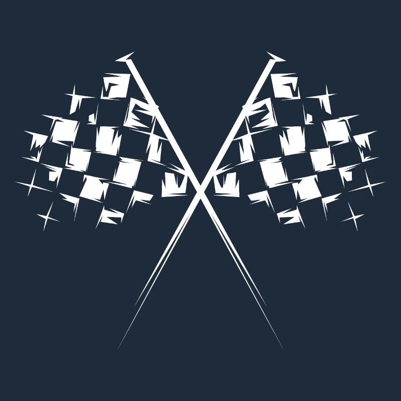 race drapeau de course drapeau de départ symbole d’arrivée Équipe