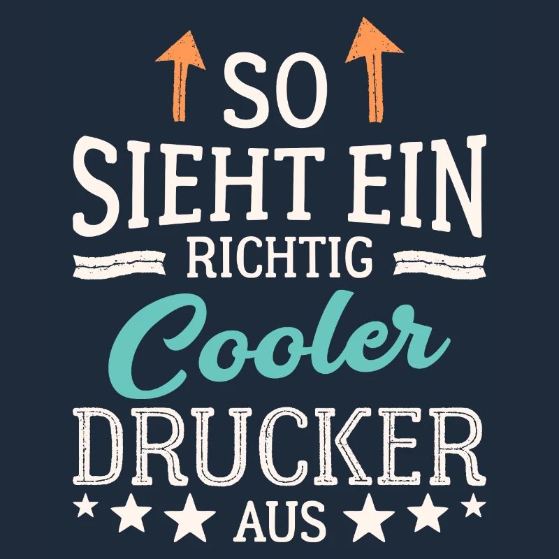 So sieht ein richtig cooler Drucker aus Druckerei