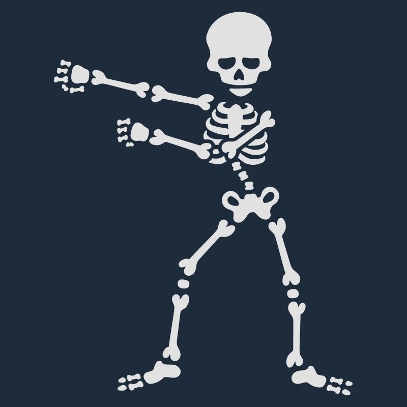 The floss dance flossing backpack boy kid skeleton