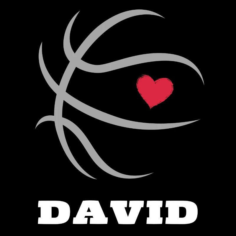 Maillot de basket David Basket Nom de garçon
