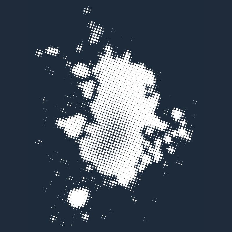 Flash, Punktehintergrund asymmetrisch | rasterized