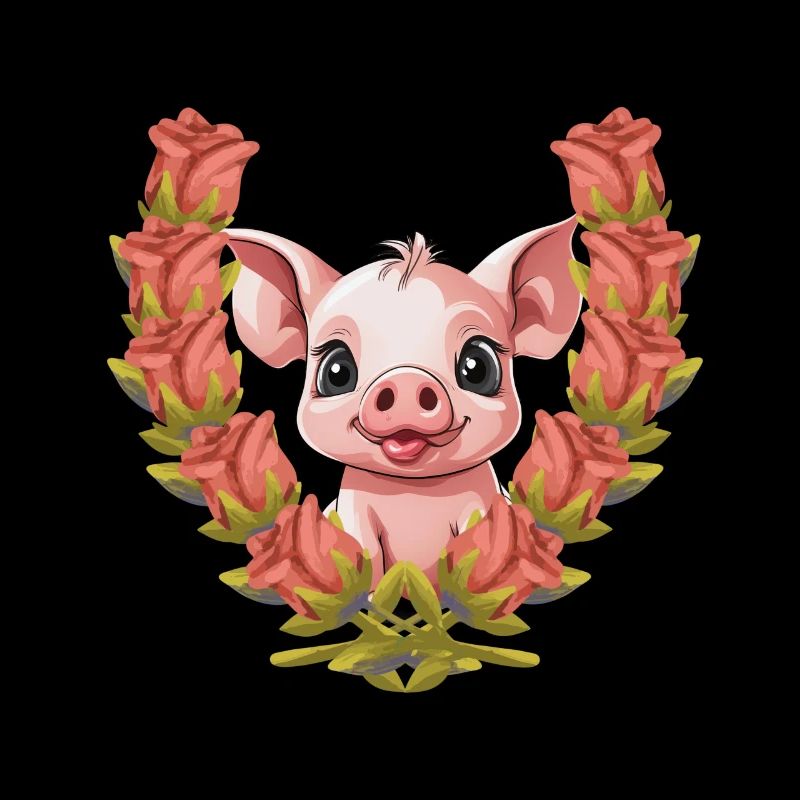 Schwein Glücksbringer Geburtstagsgeschenk