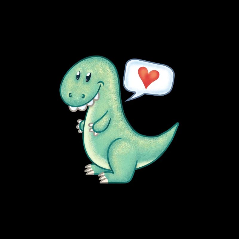 Dino mit Herz