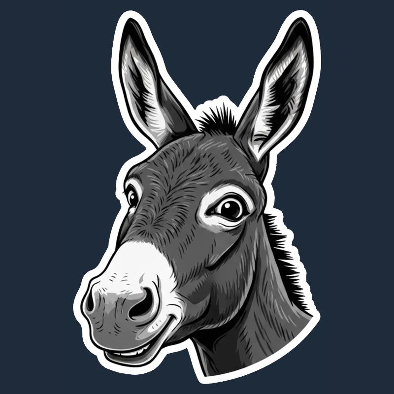 Curious Donkey – Charming & Funny