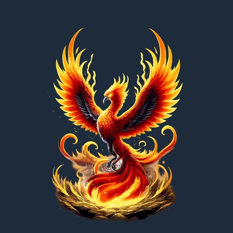 Fire Phoenix Flame Vortex