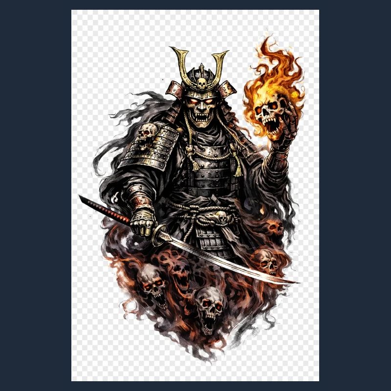 Flammenschädel-Samurai