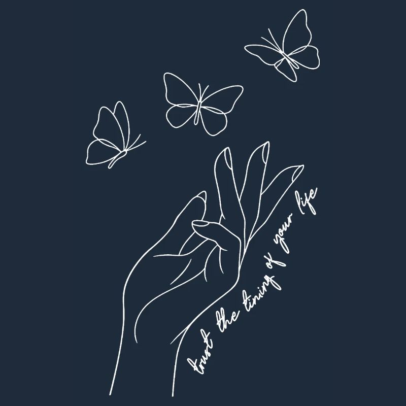 Graphique inspirant de fan papillon