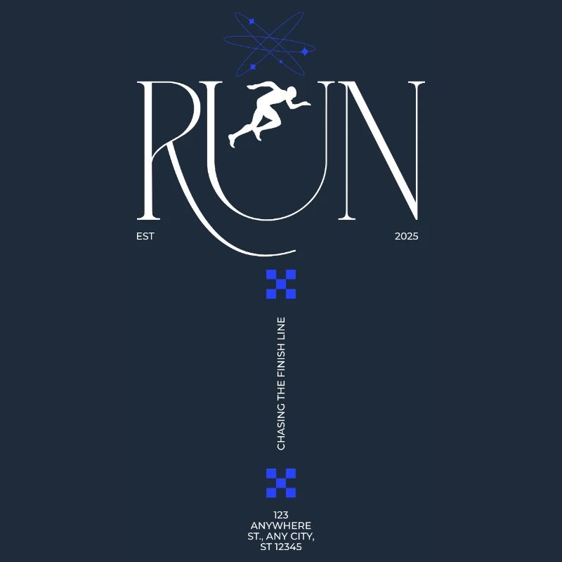 RUN Neon Runner Glyphs