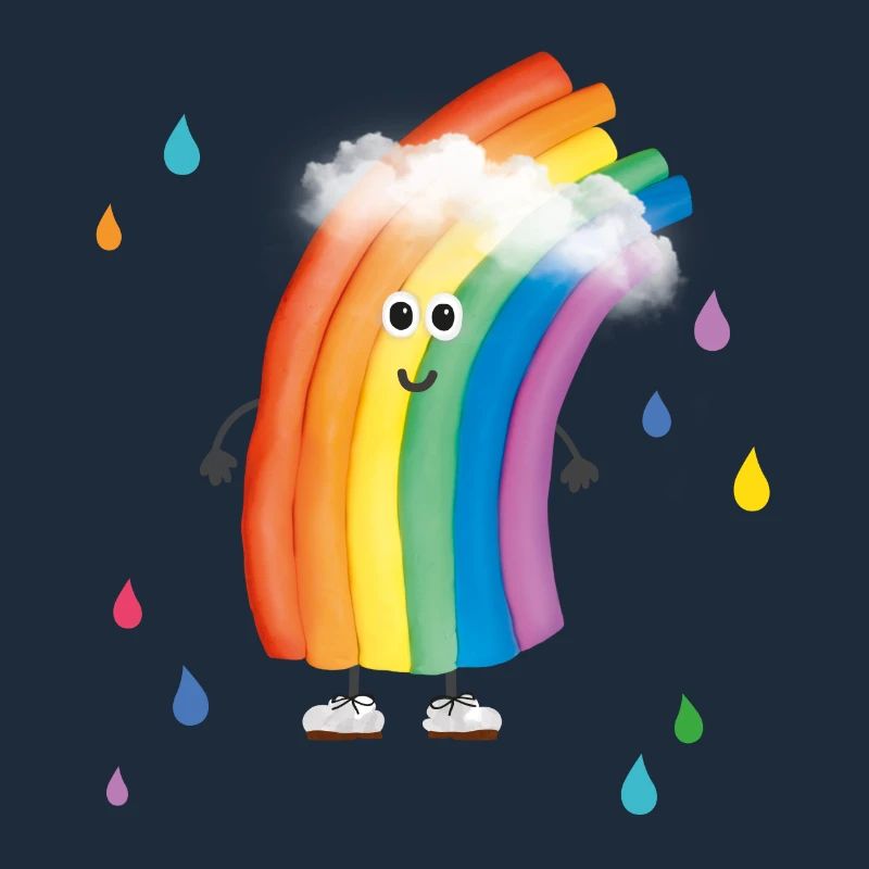 Rudi Regenbogen "bunte Regentropfen"