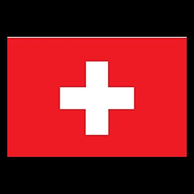 Minimalistische Schweizer Flagge