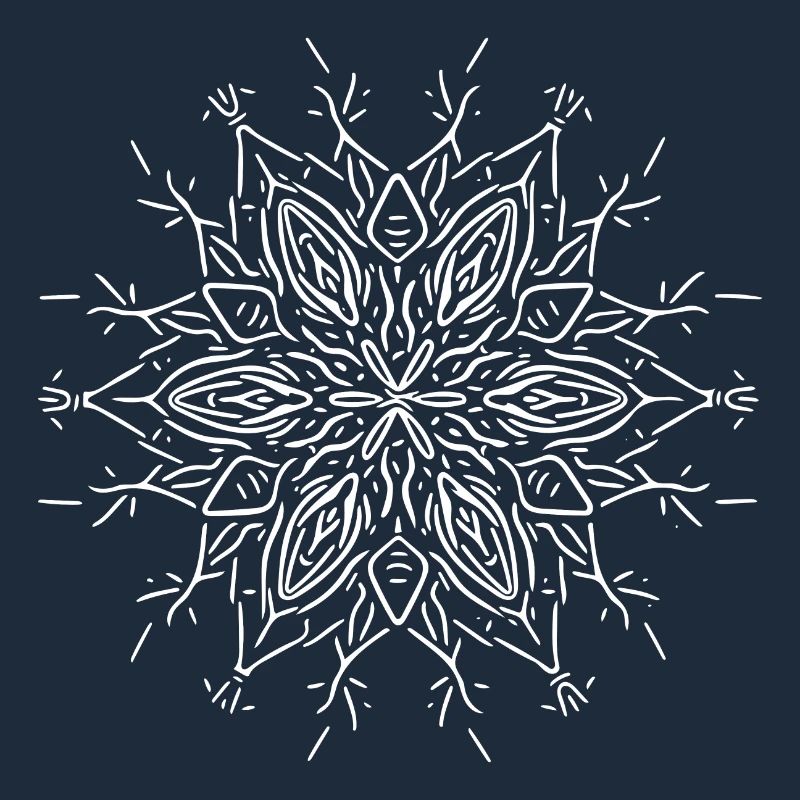 Mandala Flower Lines Shape Pattern