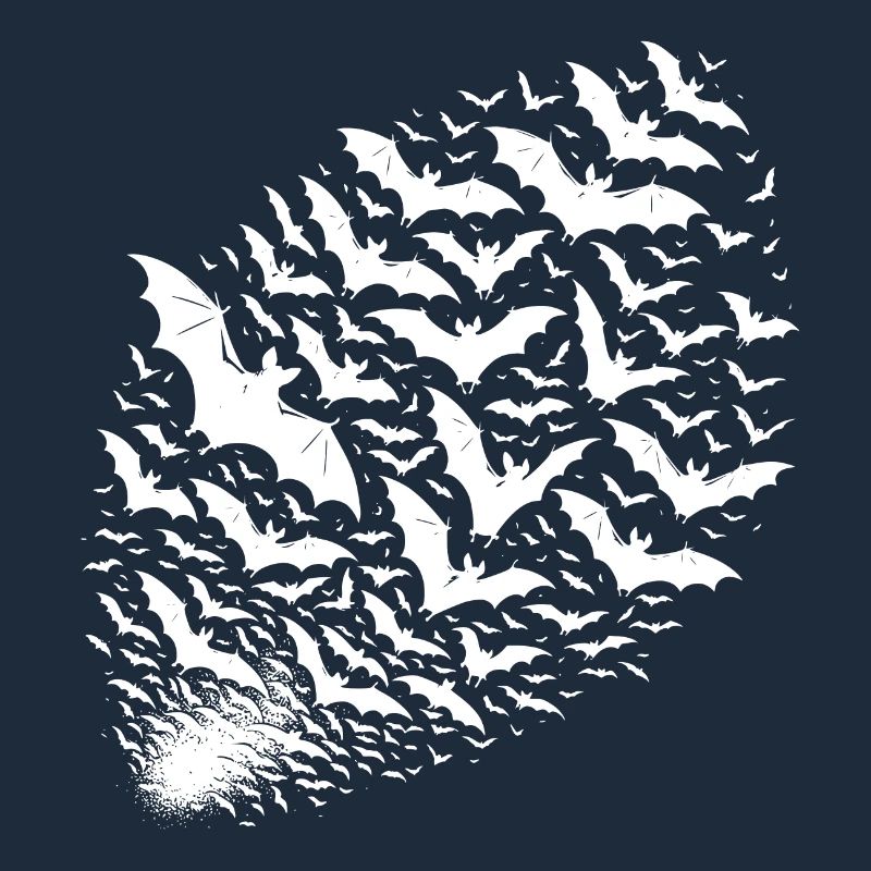 Essaim géant de chauves-souris