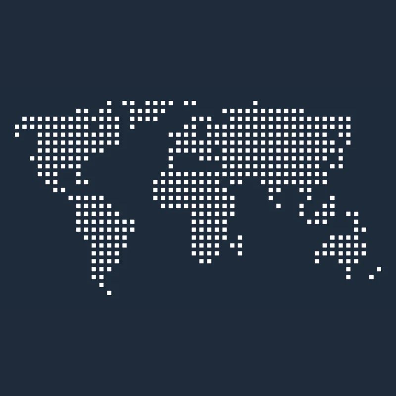 Pixel World Map