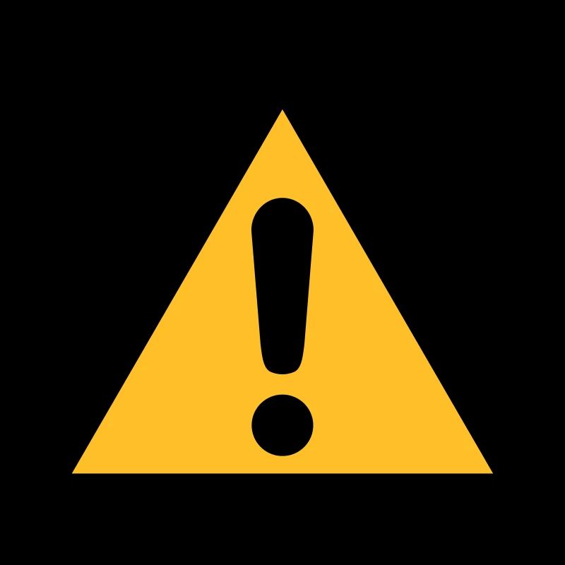 Symbole de danger - Danger général (2 couleurs)