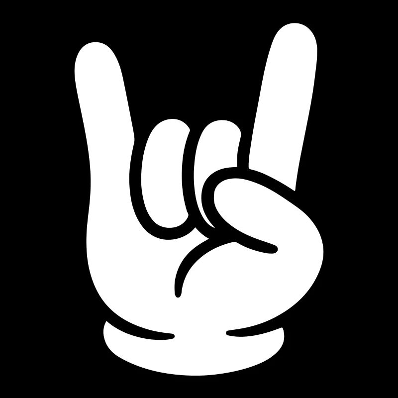 Hand Comic Party Sign