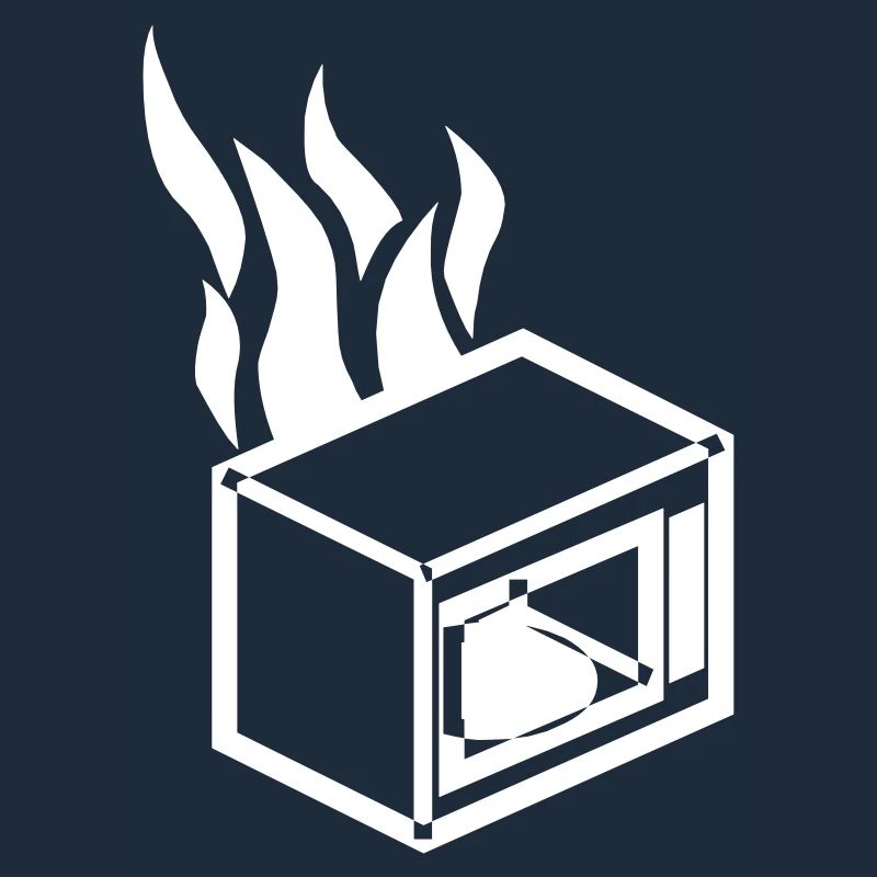 Micro-ondes brûlant