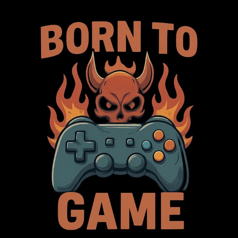 Born to Game – Fire Skull Controller