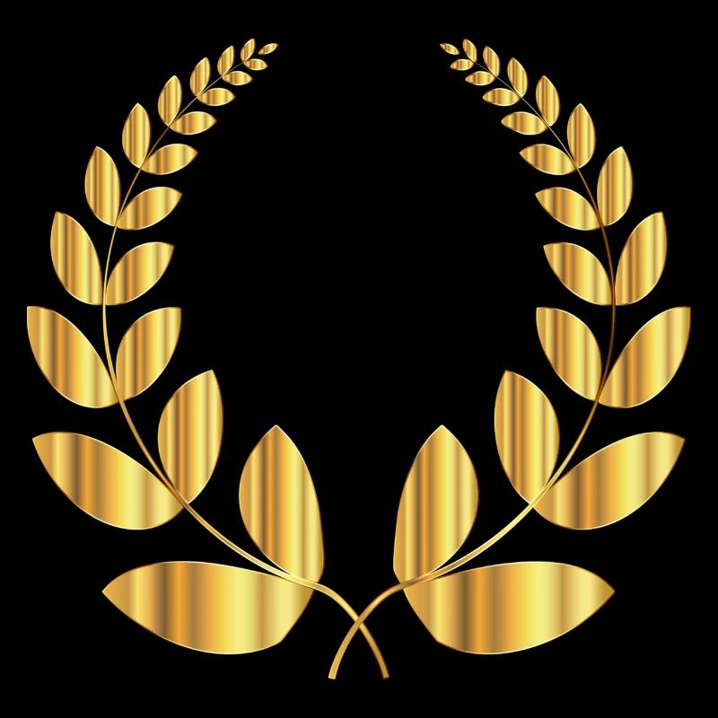 Lorbeerkranz Gold