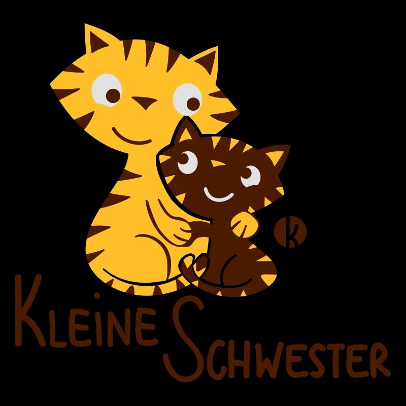 Kleine Schwester Katzen