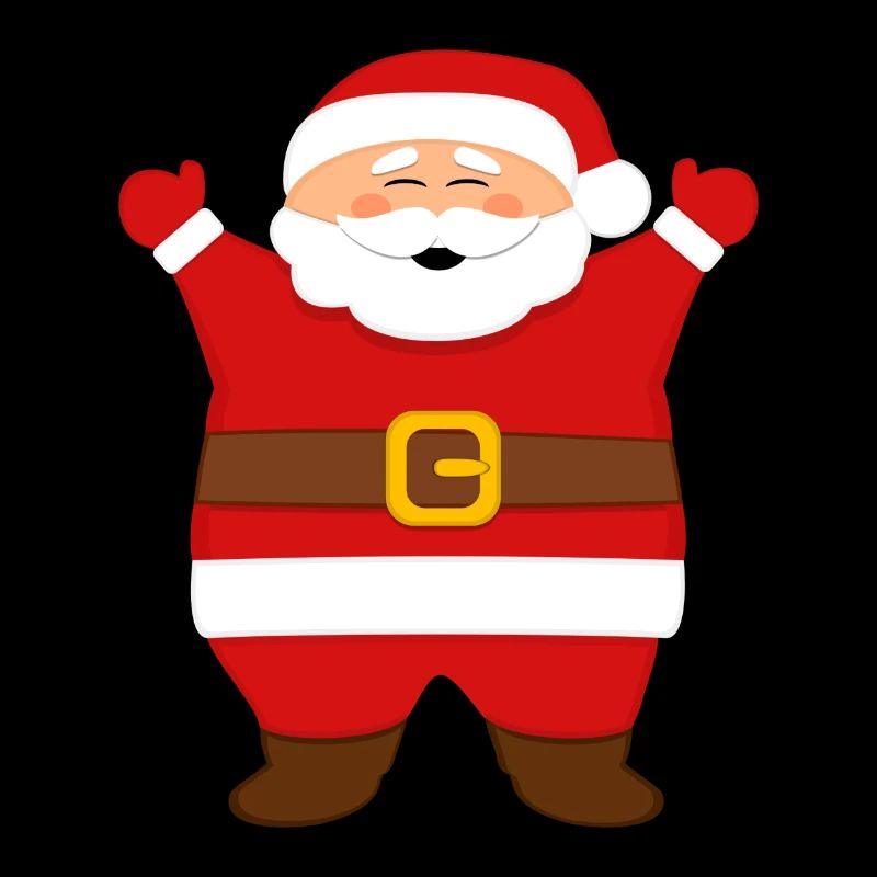 Glücklicher Weihnachtsmann