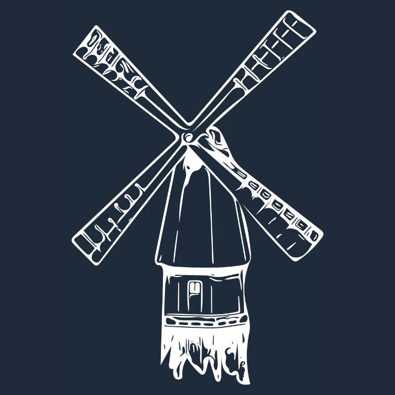 Vintage nostalgische Windmühle