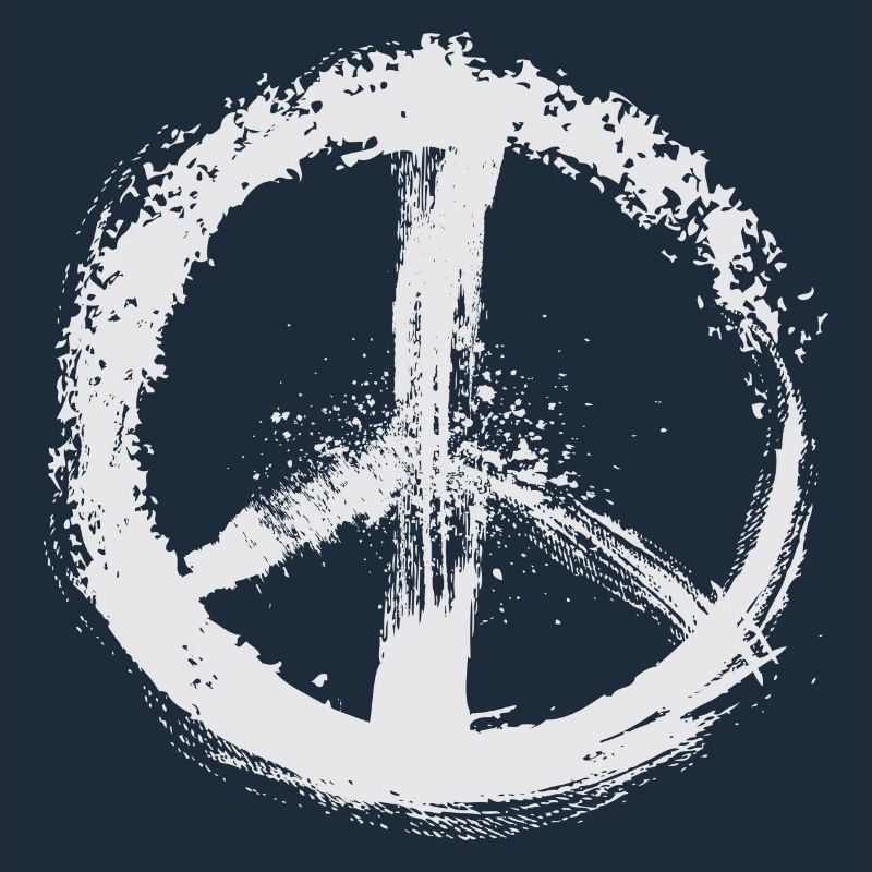 Symbole de paix blanc