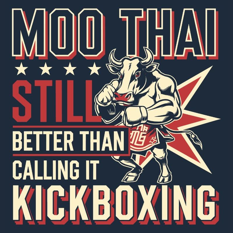 Conception de dictons Muay Thai drôles