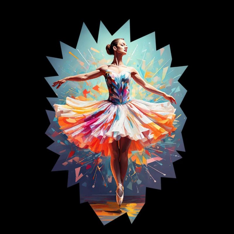 Ballet dancer modern hypercolor