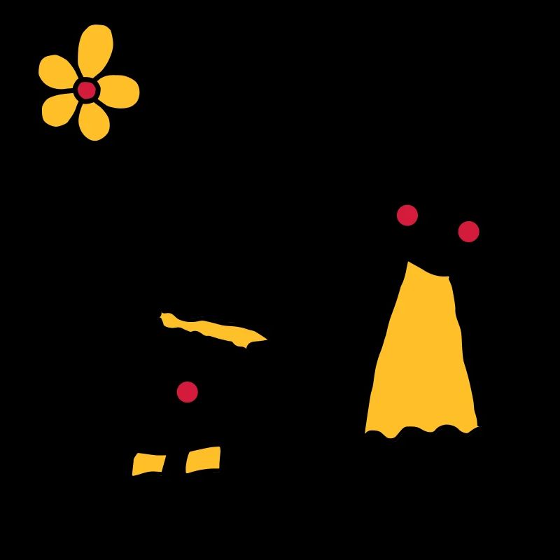 Figure de bâton amoureuse De la Reine Fleur Saint-Valentin