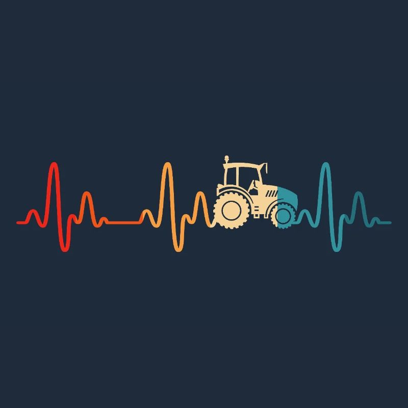 landwirt traktor retro bauer trecker