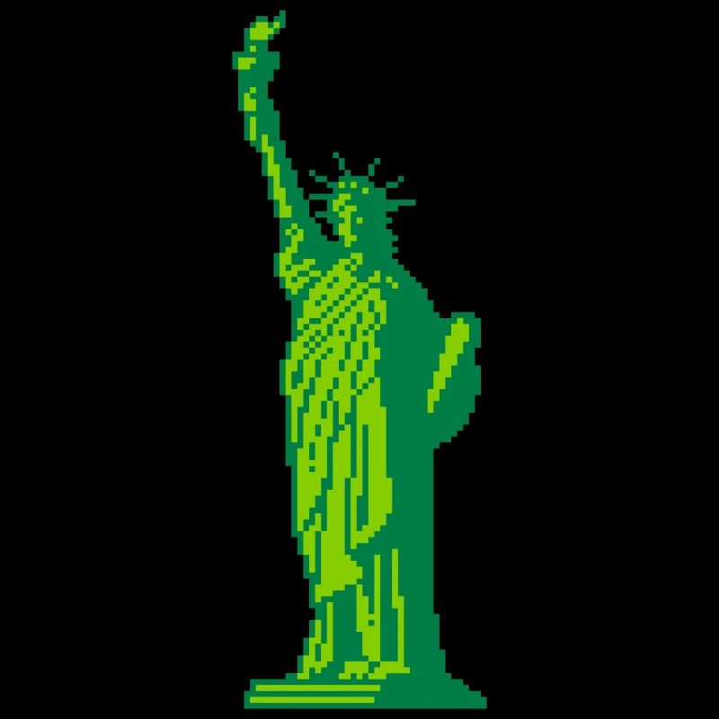8bit Freiheitsstatue