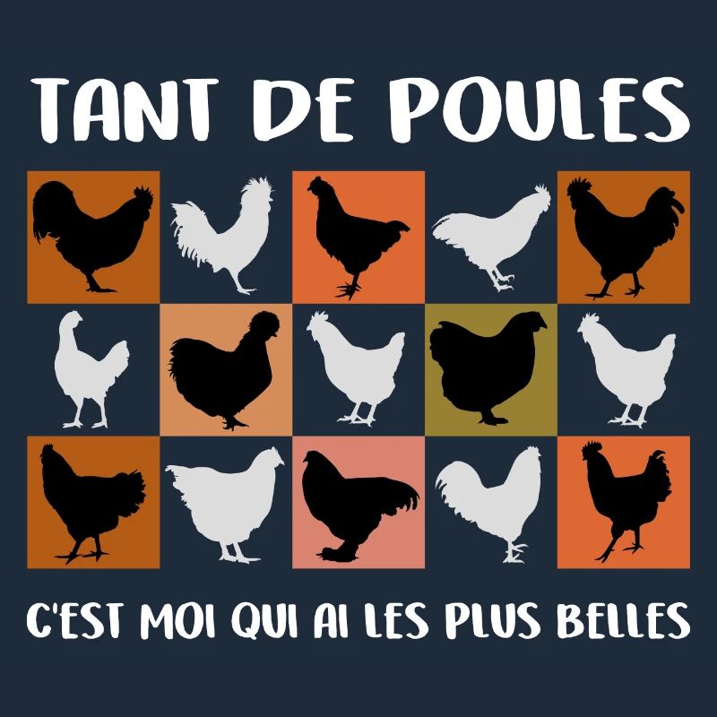 Les plus belles poules Graphique de poules
