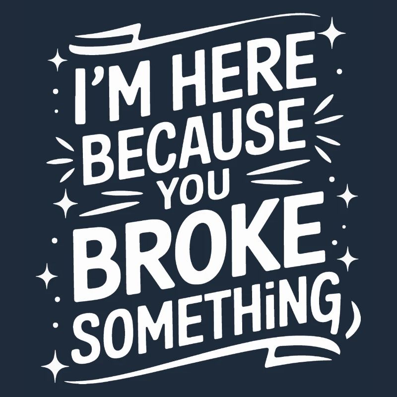 Technischer Support Computerfreak Nerd