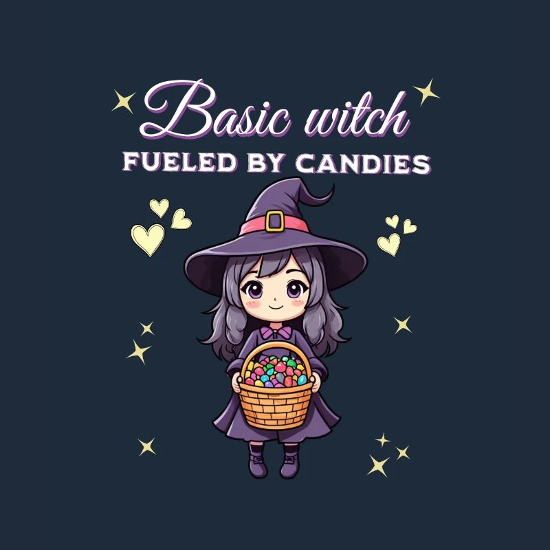 Basic witch fueled by candies