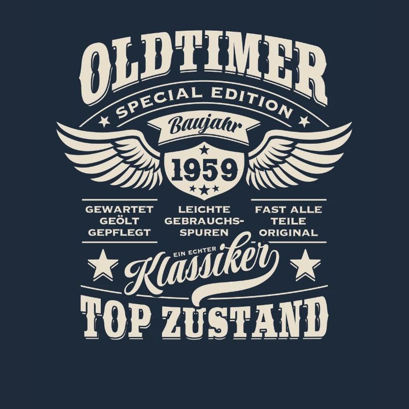 Oldtimer Baujahr 1959 - Geburtstag - Geschenk