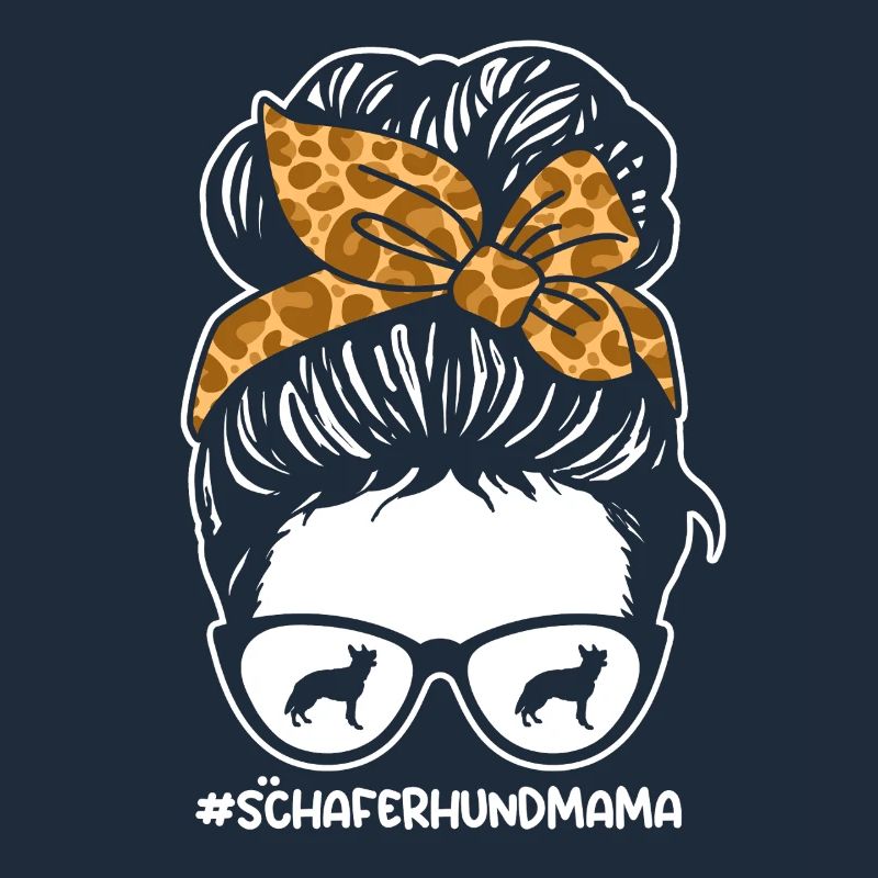 Mama Mutter Hund Deutscher Schäferhund