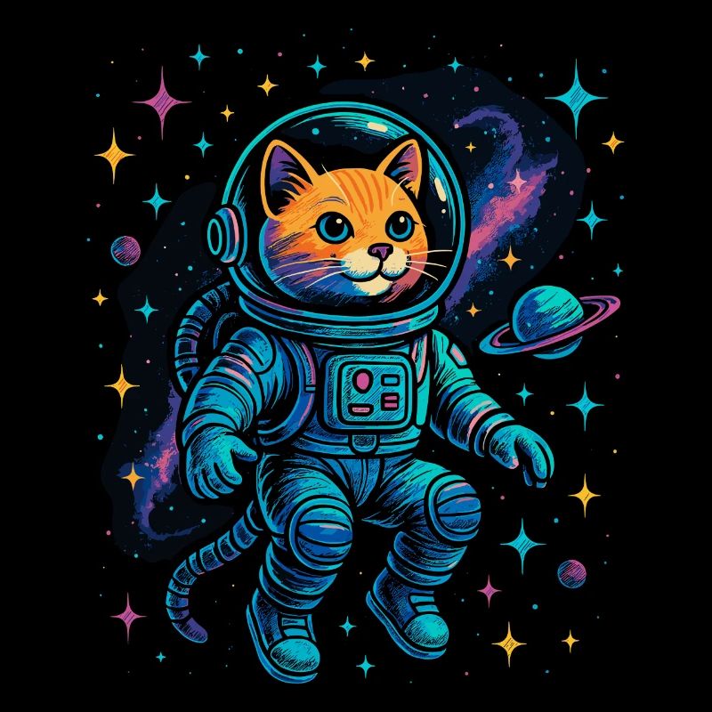 Chat de l’espace - Chat astronaute