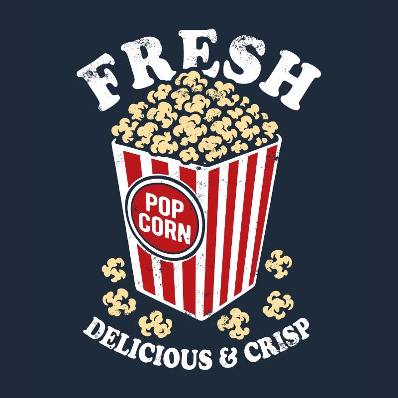 Frisches Popcorn - knusprig, lecker - Geschenk