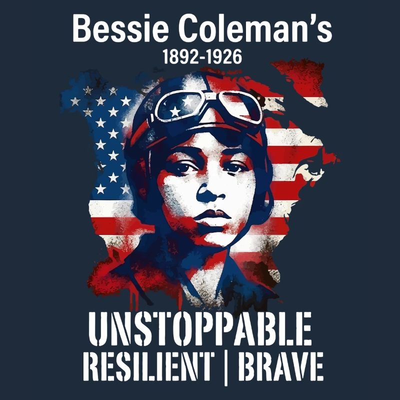 Bessie Coleman Mutig Luftfahrtpionierin
