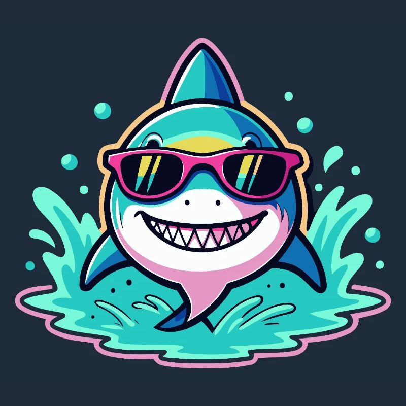 Requin Lunettes Soleil Surf Fun
