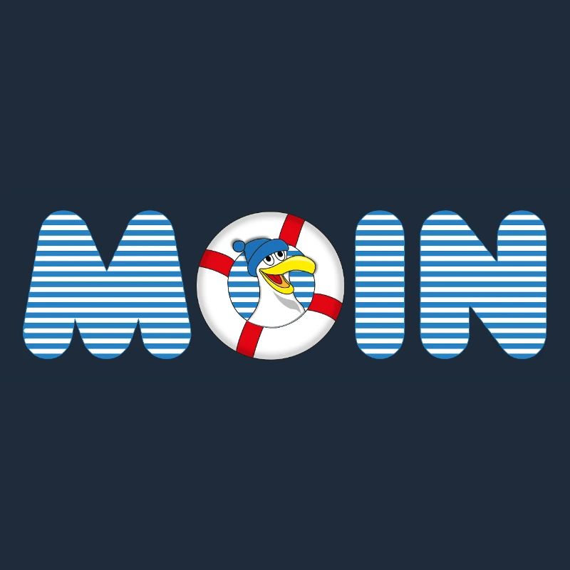 Moin Möve mit Rettungsring