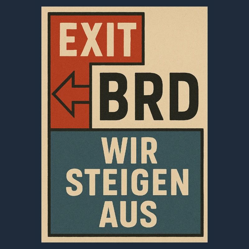 Affiche de protestation vintage Bloc Typographie
