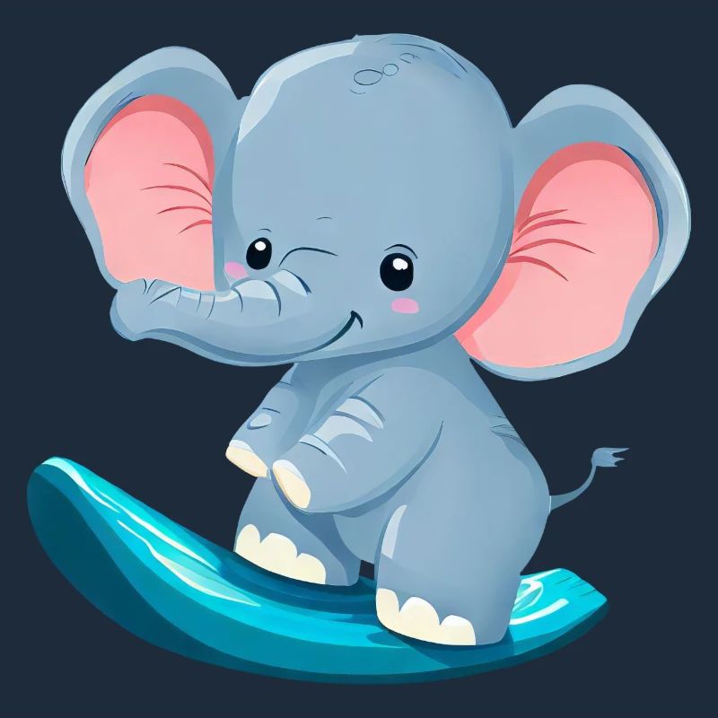 Surfer Elephant, Conception animale aventureuse