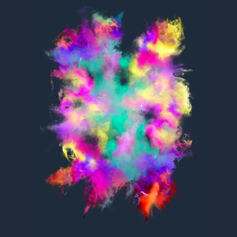 explosion de couleur