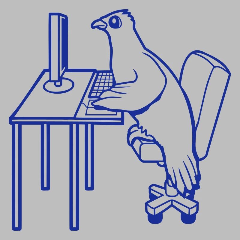 Pigeon Works Office Computer Keyboard Mouse Gamer