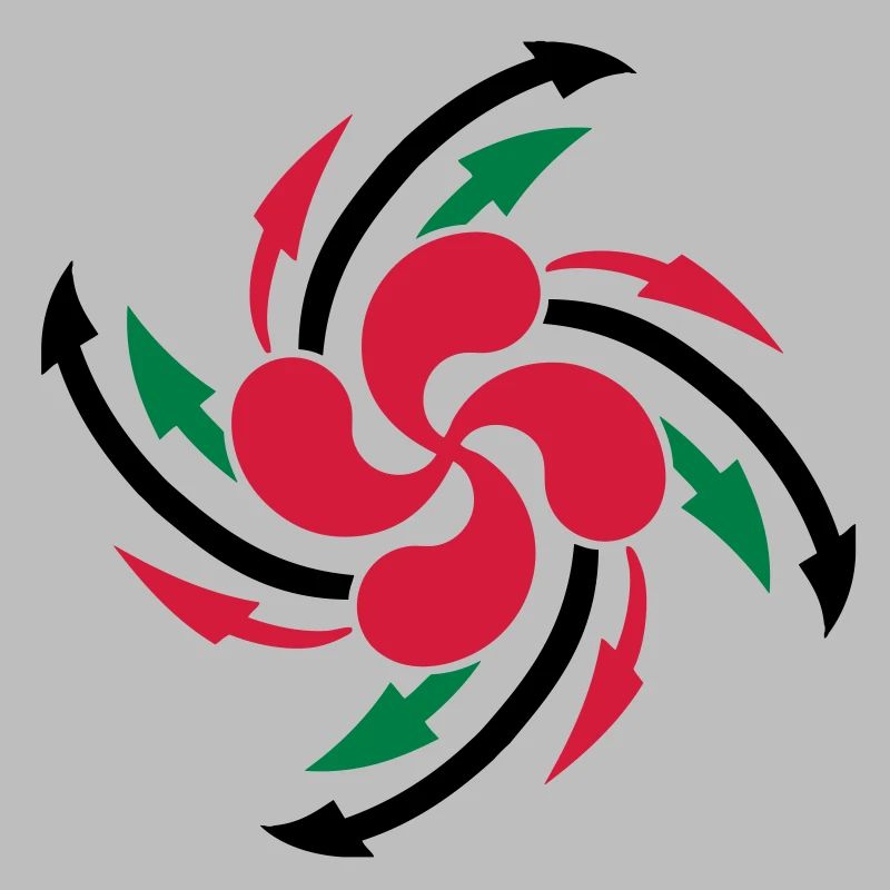 lauburu basque cross design